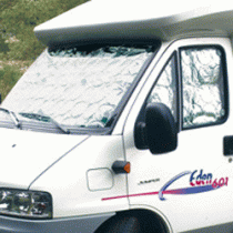 Rideau isolant gris HTD pour cabine